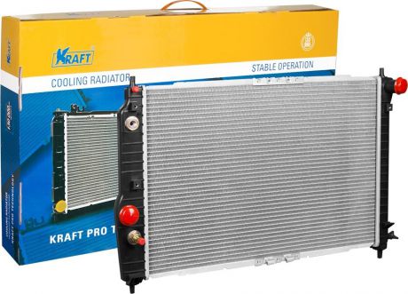 Радиатор охлаждения паяный Kraft, для Chevrolet/Daewoo AT (A/C)