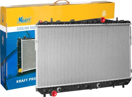 Радиатор охлаждения паяный Kraft, для Chevrolet/Daewoo AT, KT 104150