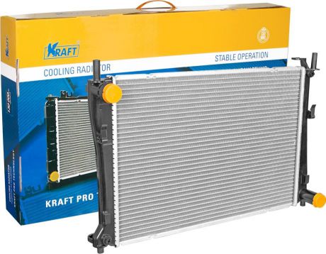 Радиатор охлаждения паяный Kraft, для Ford/Mazda