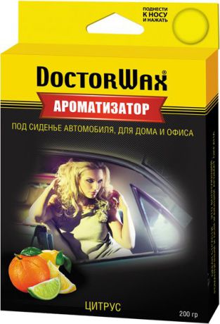 Автомобильный ароматизатор Doctor Wax "Цитрус", DW0819, под сиденье