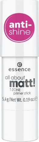 Праймер для лица Essence All about matt!, в стике для Т-зоны, прозрачный, 25 г