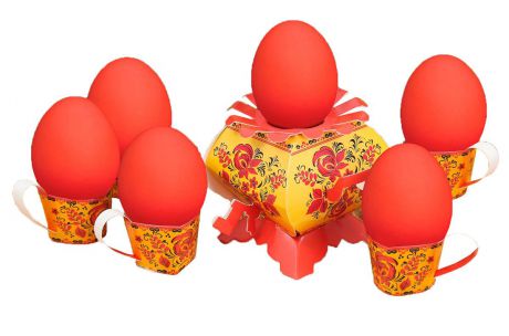 Пасхальный набор для украшения яиц "В гостях у бабушки", 2806408, 13 х 18 см