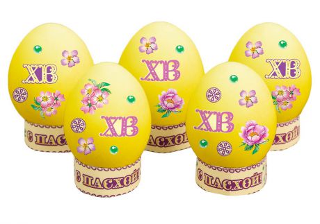 Пасхальный набор для украшения яиц "Цветочная кладовая", 2818834, 13 х 18 см