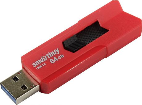 USB Флеш-накопитель SmartBuy Stream, SB64GBST-R3, 64 ГБ, red