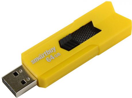 USB Флеш-накопитель SmartBuy Stream, SB64GBST-Y, 64 ГБ, yellow