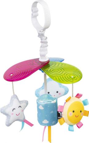 Подвесная игрушка Benbat On-the-Go Toys Grab & Go, TM155, разноцветный