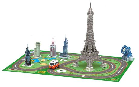 Игрушечный трек Париж, с машинкой, 3185513