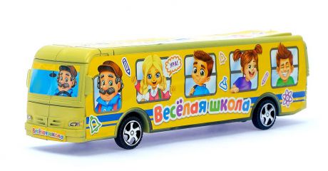 Автобус Woow Toys Веселая школа, инерционный, 3527616
