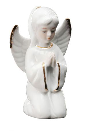 Фигурка декоративная "Белоснежный ангел с голубкой", 12,5 х 6 х 4,5 см