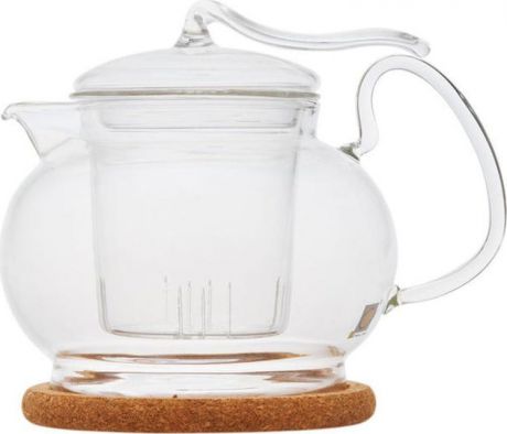 Чайник заварочный Gutenberg Эдельвейс, 003821, прозрачный, 600 мл