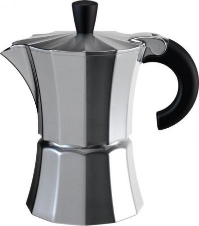 Кофеварка гейзерная Gutenberg Morosina, MOR003, серый металлик, на 6 чашек
