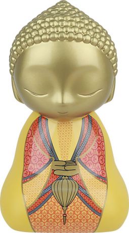 Статуэтка Little Buddha "Ведь Солнце никогда не перестает светить, тебе просто иногда стоит заглянуть за облака, чтобы увидеть его", LBLF0202, желтый