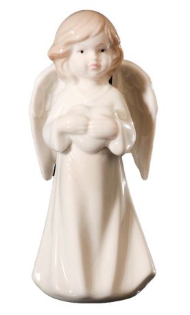 Фигурка декоративная "Ангел в обнимку с сердцем", 2778667, 13 х 6,5 х 4,8 см