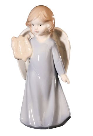 Фигурка декоративная "Ангел с арфой", 2778673, 17,5 х 9 х 7,5 см