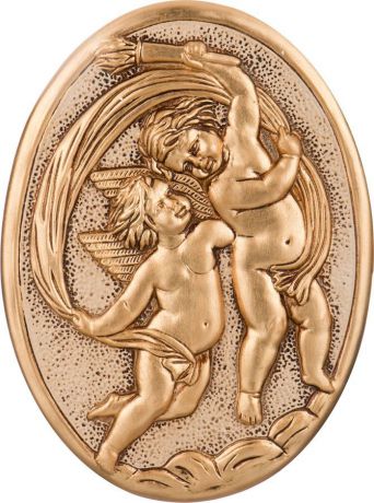 Панно интерьерное Lefard Ангелы, 335-274, золотистый, 35 х 26 см