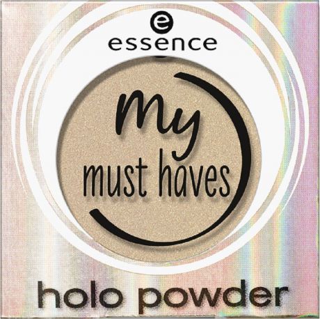 Пудра компактная Essence My Must haves holo powder, №01, 8 г