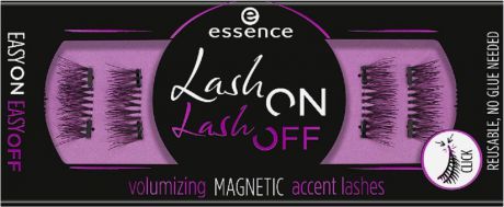 Накладные ресницы Essence Lash on lash off, магнитные, №02, 18 г