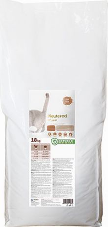 Корм сухой для кошек Nature’s Protection Neutered, для стерилизованных кошек и кастрированных котов, 18 кг