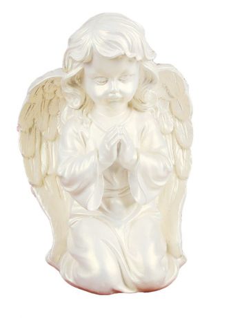 Статуэтка Premium Gips Ангел большой молящийся, 2480045, перламутровый