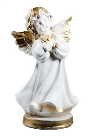 Статуэтка Premium Gips Ангел молящийся, белый, 11 х 15 х 24 см