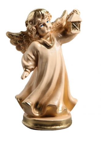 Статуэтка Premium Gips Ангел с фонарем, 12 х 15 х 24 см