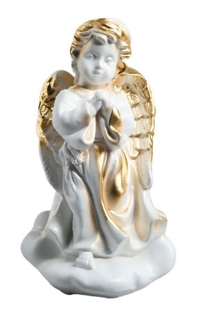 Статуэтка Premium Gips Молящийся ангел на облаке, 12 х 12 х 20 см