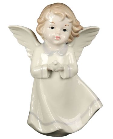 Фигурка декоративная "Ангел с голубем в руках", 2778675, 22 х 15,5 х 10 см