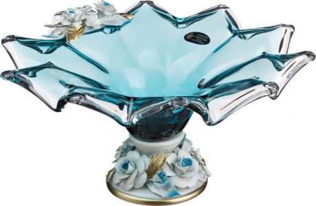 Декоративная чаша Lefard, 647-542, голубой, 38 х 38 х 17 см