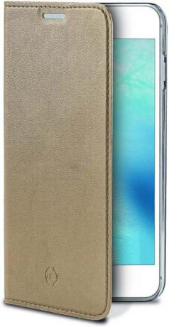 Чехол для сотового телефона Celly Air Case для Samsung Galaxy J3 (2017), AIR663GDCP, золотой
