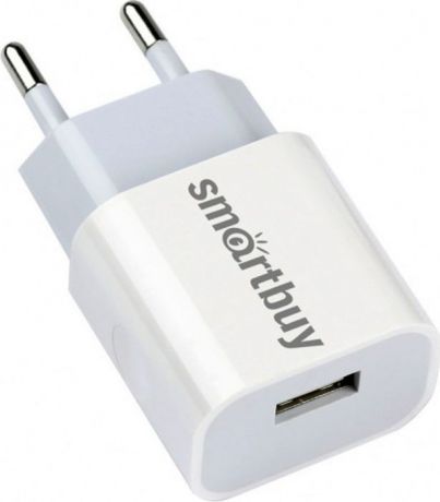 Сетевое зарядное устройство SmartBuy Flash SBP-1024, 2.4А, белый