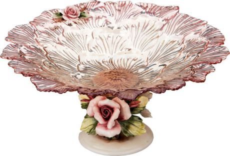Декоративная чаша Lefard, 316-1035, розовый, 40 х 40 х 20 см