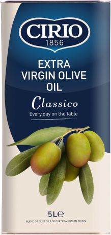 Оливковое масло Cirio Extra Virgin, 5 л