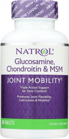 Глюкозамин Хондроитин и МСМ Natrol, 90 таблеток