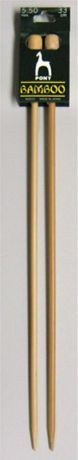 Спицы для вязания Pony, прямые, 63532, бежевый, диаметр 5,5 мм, длина 33 см, 2 шт