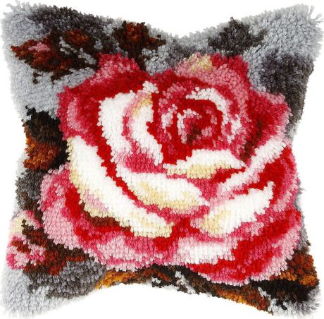 Набор для вышивания подушки в ковровой технике Orchidea, 4017, разноцветный, 40 х 40 см