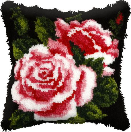 Набор для вышивания подушки в ковровой технике Orchidea, 4053, разноцветный, 40 х 40 см