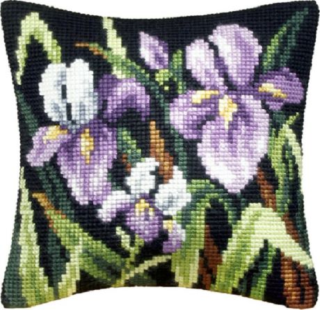 Набор для вышивания подушки полным крестом Orchidea, 9076, разноцветный, 40 х 40 см