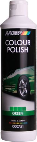 Полироль автомобильный Motip "Black Line", цветообогащенный, зеленый, 500 мл