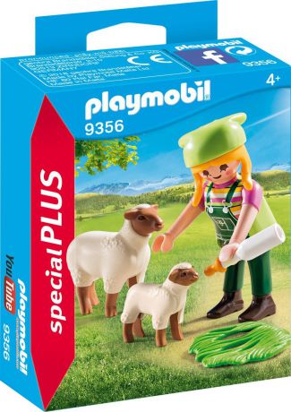 Пластиковый конструктор Playmobil Феи Фермер с овцами, 9356pm