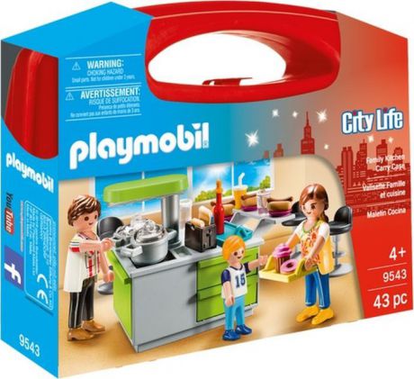 Пластиковый конструктор Playmobil Возьмите с собой Кукольный дом Кухня, 9543pm