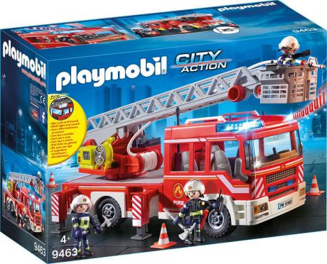 Пластиковый конструктор Playmobil Пожарная служба Пожарная машина с лестницей, 9463pm