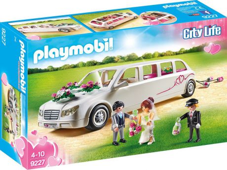 Пластиковый конструктор Playmobil Особняки Лимузин для новобрачных, 9227pm