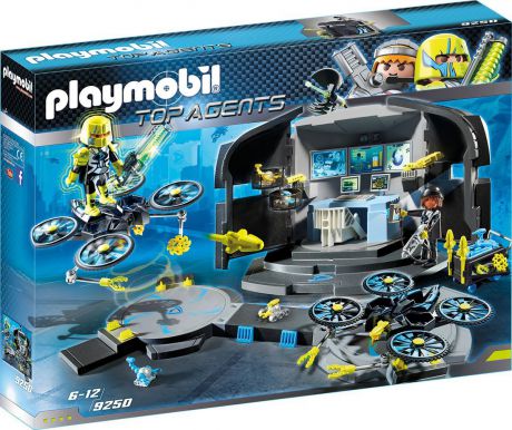 Пластиковый конструктор Playmobil Суперагенты Командный пункт доктора Дрона, 9250pm