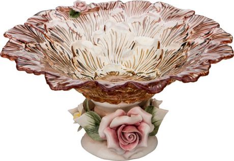 Декоративная чаша Lefard, 316-1032, розовый, 22 х 22 х 12 см