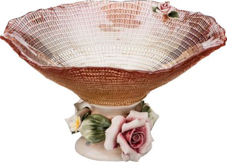 Декоративная чаша Lefard, 316-1033, розовый, 22 х 22 х 13 см