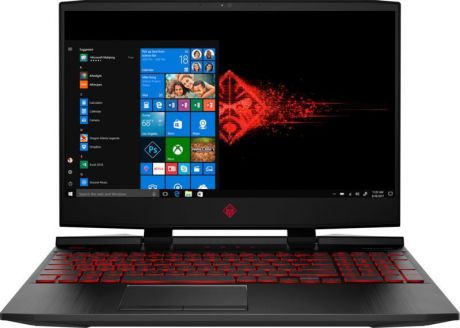 15.6" Игровой ноутбук HP Omen 15-dc0010ur 4HD38EA, черный