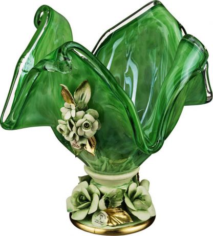 Декоративная чаша Lefard, 647-649, зеленый, 20 х 20 х 22 см