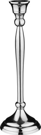Подсвечник Lefard, на 1 свечу, 877-424, серебристый, 9 х 9 х 25 см