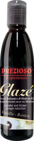 Глазурь Prezioso Esperienza, на основе бальзамического уксуса из Модены, с ароматом ванили, 250 г