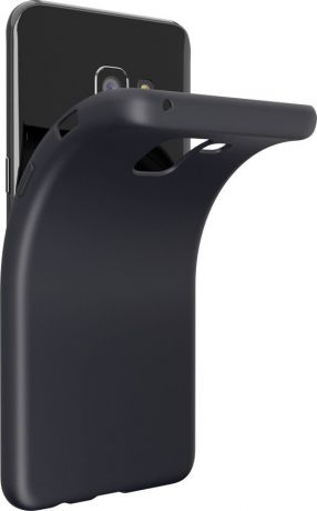 Чехол AnyCase для Samsung Galaxy A8 (2018), матовый, черный